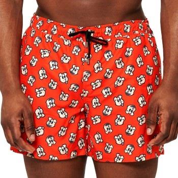 Happy socks Badehosen Doggo Swim Shorts Rot Muster Polyester Medium He...