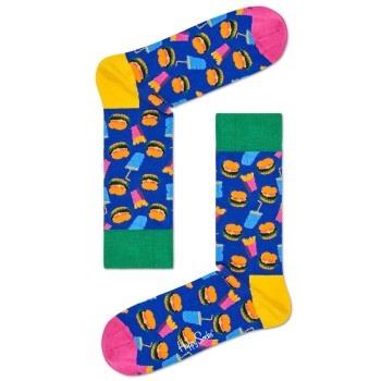 Happy socks 2P Hamburger Sock Blau Muster Baumwolle Gr 41/46