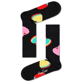 Happy Socks My Valentine Sock Schwarz Baumwolle Gr 41/46