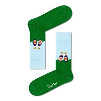 Happy socks 3P Picnic Time Sock Blau/Grün Baumwolle Gr 41/46