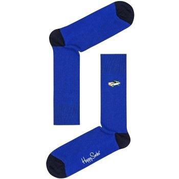 Happy Socks Ribbed Embroidery Car Sock Blau Gr 41/46