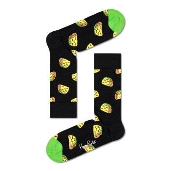 Happy Socks Taco To Go Sock Schwarz gemustert Gr 41/46