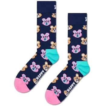 Happy Socks Teddy Sock Marine gemustert Baumwolle Gr 41/46