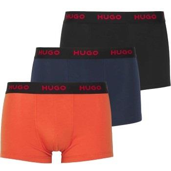 HUGO 3P Triplet Trunk Marine/Rot Baumwolle Small Herren