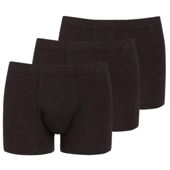 Jockey 3P Cotton Plus Trunk Schwarz Small Herren