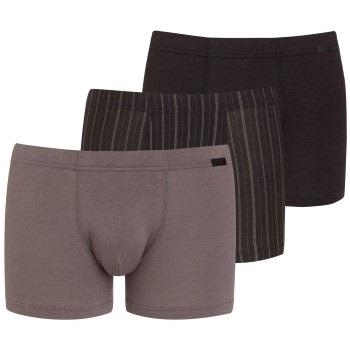 Jockey 3P Cotton Plus Trunk Grau Small Herren