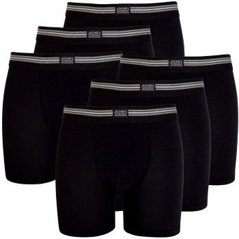 Jockey 6P Cotton Stretch Boxer Trunk Schwarz Baumwolle Small Herren