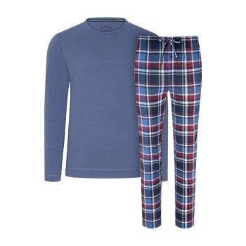 Jockey Night And Day Long Pyjama Marine/Rot Small Herren