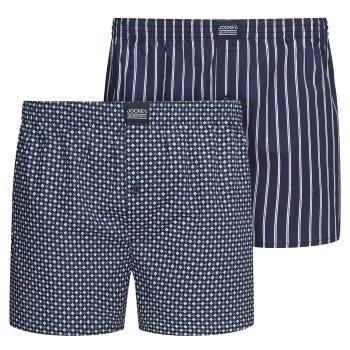 Jockey 2P Woven Boxer Shorts Marine Baumwolle Small Herren