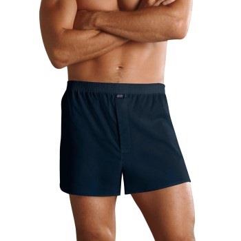 Jockey Woven Poplin Boxer Shorts Dunkelblau Baumwolle Small Herren