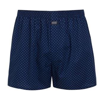 Jockey Woven Poplin Soft Boxer Shorts Dunkelblau Baumwolle Small Herre...