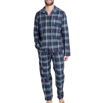 Jockey Woven Pyjama Blau/Hellblau Small Herren