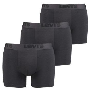 Levis 3P Premium Boxer Schwarz Baumwolle Small Herren