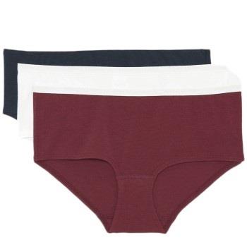 Marc O Polo Slim Fit Panty 3P Rot Baumwolle Medium Damen