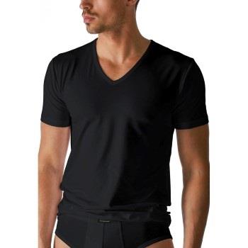 Mey Dry Cotton V-Neck Shirt Schwarz Small Herren