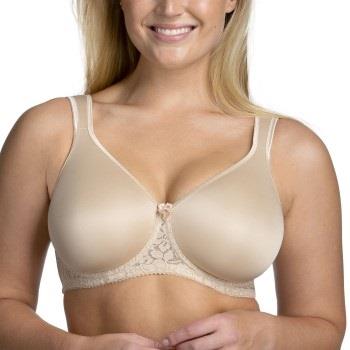 Miss Mary Smooth Lacy T-shirt Bra BH Beige B 75 Damen