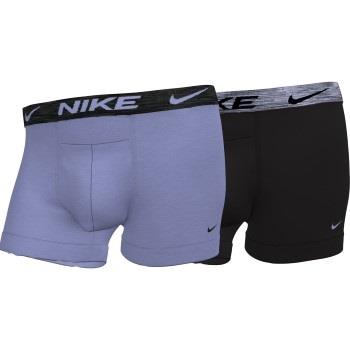 Nike 2P Dri-Fit ReLuxe Trunk Lila/Schwarz Small Herren