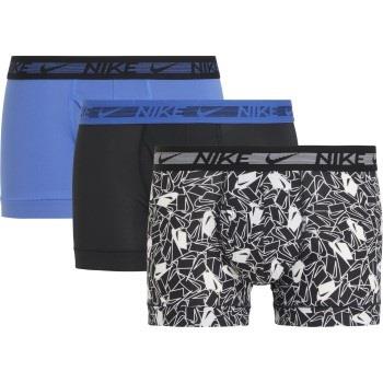 Nike 3P Dri-Fit Ultra Stretch Micro Boxer Schwarz/Blau Polyester Small...
