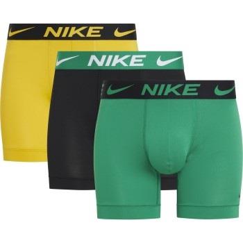 Nike 3P Everyday Essentials Micro Boxer Brief Grün/Gelb Polyester Smal...