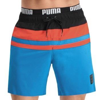 Puma Badehosen Heritage Stripe Mid Swim Shorts Schwarz/Blau Polyester ...