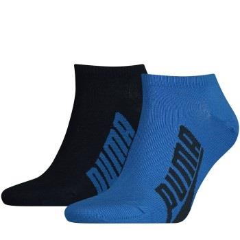 Puma 2P Lifestyle Sneaker Sock Schwarz/Blau Gr 39/42