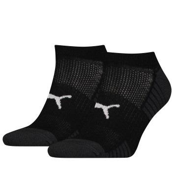 Puma 2P Sport Cushioned Sneaker Socks Schwarz Gr 39/42