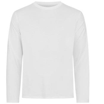 Resteröds Bamboo Long Sleeve Shirt Weiß Small Herren