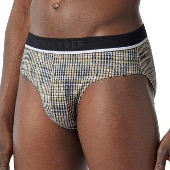 Schiesser 3P 95-5 Organic Cotton Briefs, Rio 3-pack Schwarz Beige Baum...