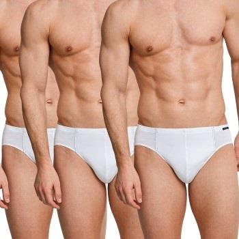 Schiesser 3P Essentials Super Mini Briefs Weiß Baumwolle Small Herren