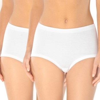 Schiesser 2P Original Classics Fine Rib Waist Panties Weiß Baumwolle 3...