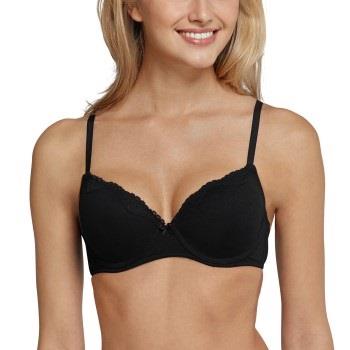 Schiesser BH Pure Cotton Underwire Bra Schwarz Baumwolle A 70 Damen