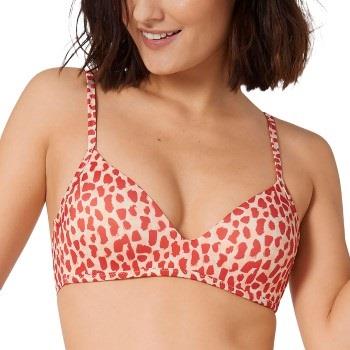 Sloggi Koh Tachai Padded Bikini Bralette Rot/Weiß Large Damen