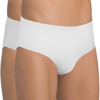 Sloggi 2P Men 24 7 Midi Weiß Baumwolle Small Herren