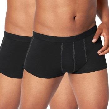 Sloggi 2P Men 24 7 Short Schwarz Baumwolle Small Herren