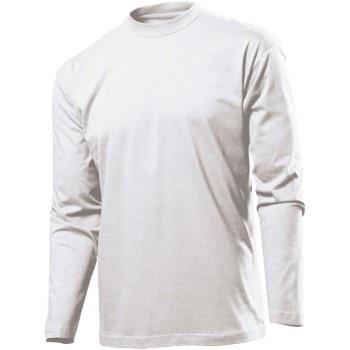 Stedman Classic Long Sleeve Men Weiß Baumwolle Small Herren