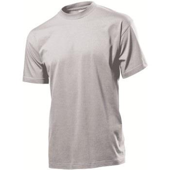 Stedman Classic Men T-shirt Hellgrau Baumwolle Small Herren