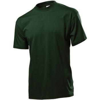 Stedman Classic Men T-shirt Dunkelgrün Baumwolle Small Herren