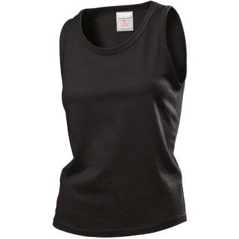 Stedman Classic Tank Top Women Schwarz Baumwolle Small Damen