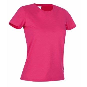 Stedman Classic Women T-shirt Dunkelrosa Baumwolle Small Damen