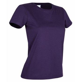 Stedman Classic Women T-shirt Lila Baumwolle Small Damen