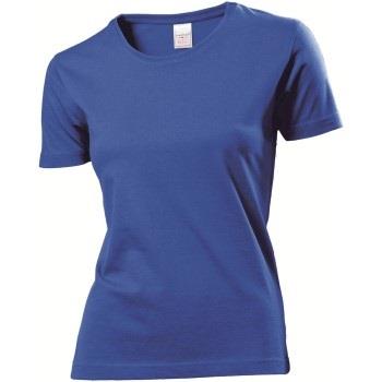 Stedman Classic Women T-shirt Royalblau Baumwolle Small Damen