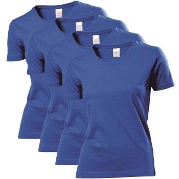 Stedman 4P Classic Women T-shirt Royalblau Baumwolle Small Damen