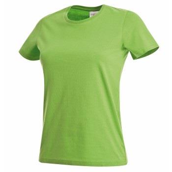 Stedman Classic Women T-shirt Hellgrün Baumwolle Small Damen