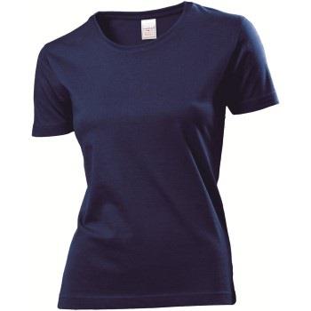 Stedman Classic Women T-shirt Marine Baumwolle Small Damen