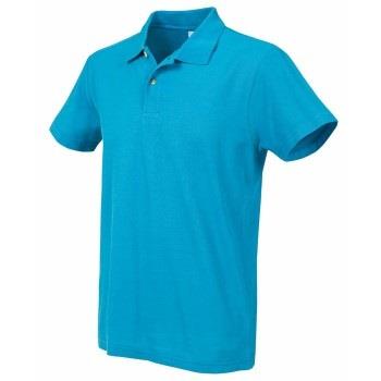 Stedman Polo Men Blau Baumwolle Small Herren