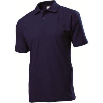 Stedman Polo Men Dunkelblau Baumwolle Small Herren