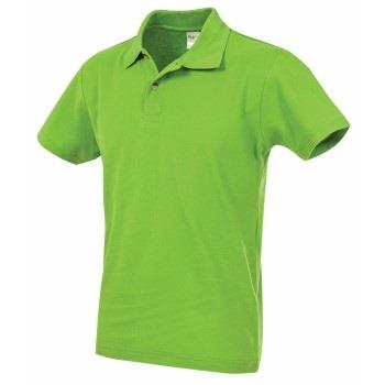 Stedman Polo Men Hellgrün Baumwolle Small Herren