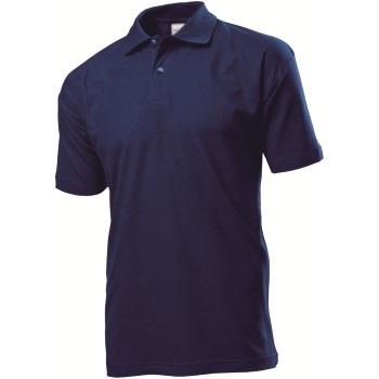 Stedman Polo Men Marine Baumwolle Small Herren