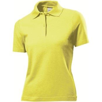 Stedman Polo Women Gelb Baumwolle Small Damen