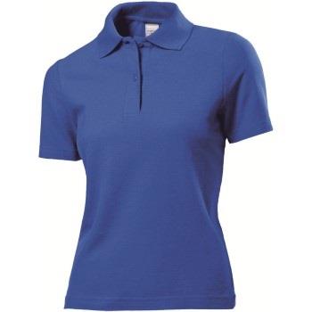 Stedman Polo Women Royalblau Baumwolle Small Damen